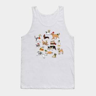 Christmas Dogs Tank Top